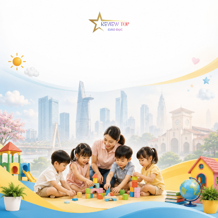 Review Trường học - Top 3 Trường mầm non hàng đầu Tại Hồ Chí Minh